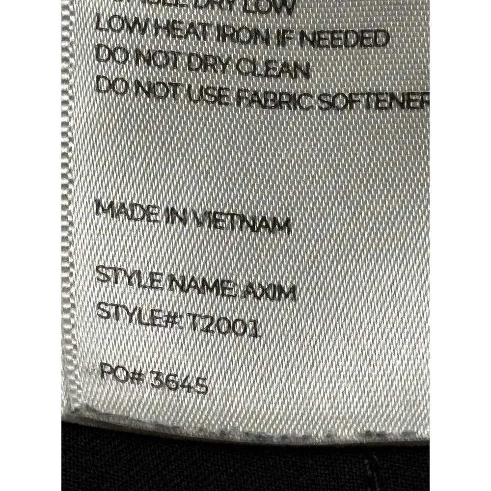 FIGS Axim Cargo Scrub Pants Mens Large Black Technical Collection T2001 Straight